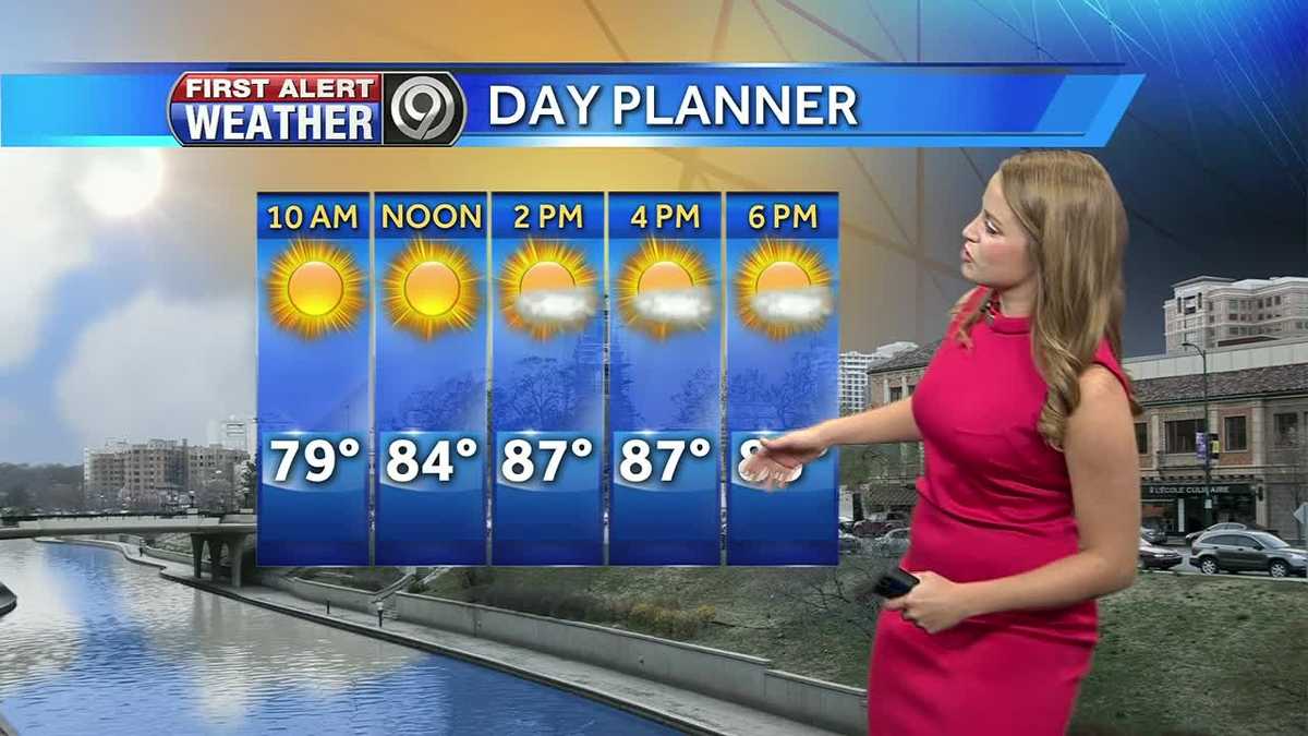Cold front to bring chances for rain Monday, cooler temperatures by mid ...