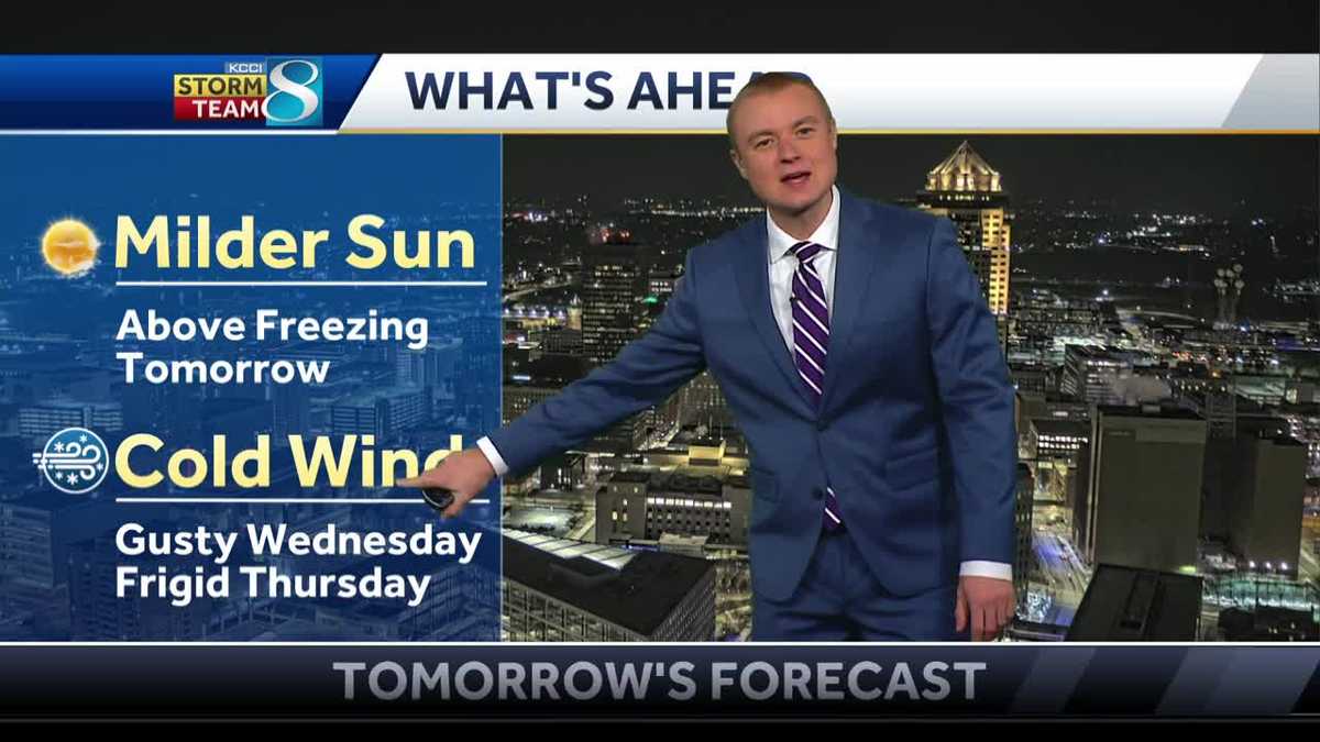 Des Moines weather: Quick round of light snow to start the week
