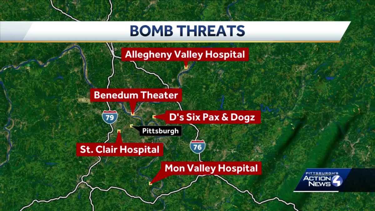 Police investigating at least 5 bomb threats in 90minute period
