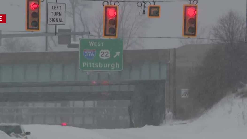 Snowstorm hits Western Pennsylvania: See conditions in Monroeville
