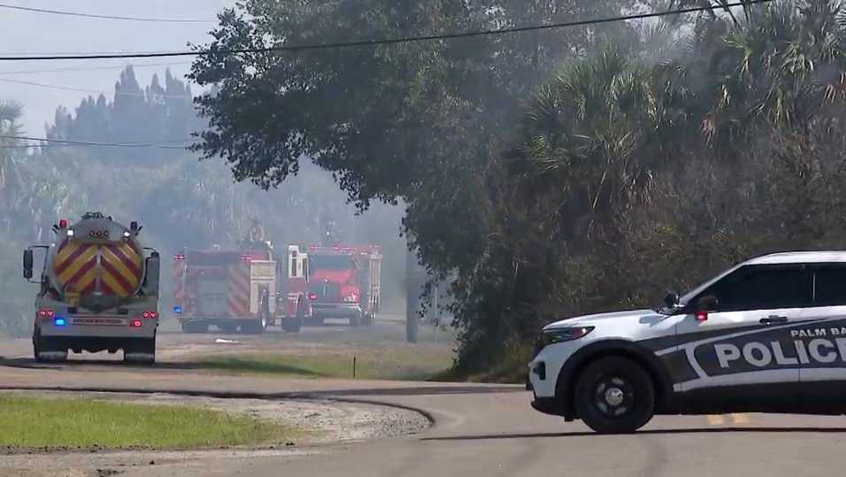 The Compound in Palm Bay is on fire for the 3rd day in a row | Nearby homes evacuated