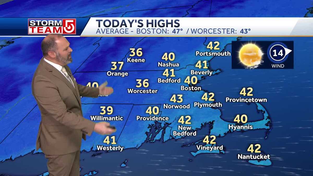 Video Forecast: Bright, chilly weather ahead