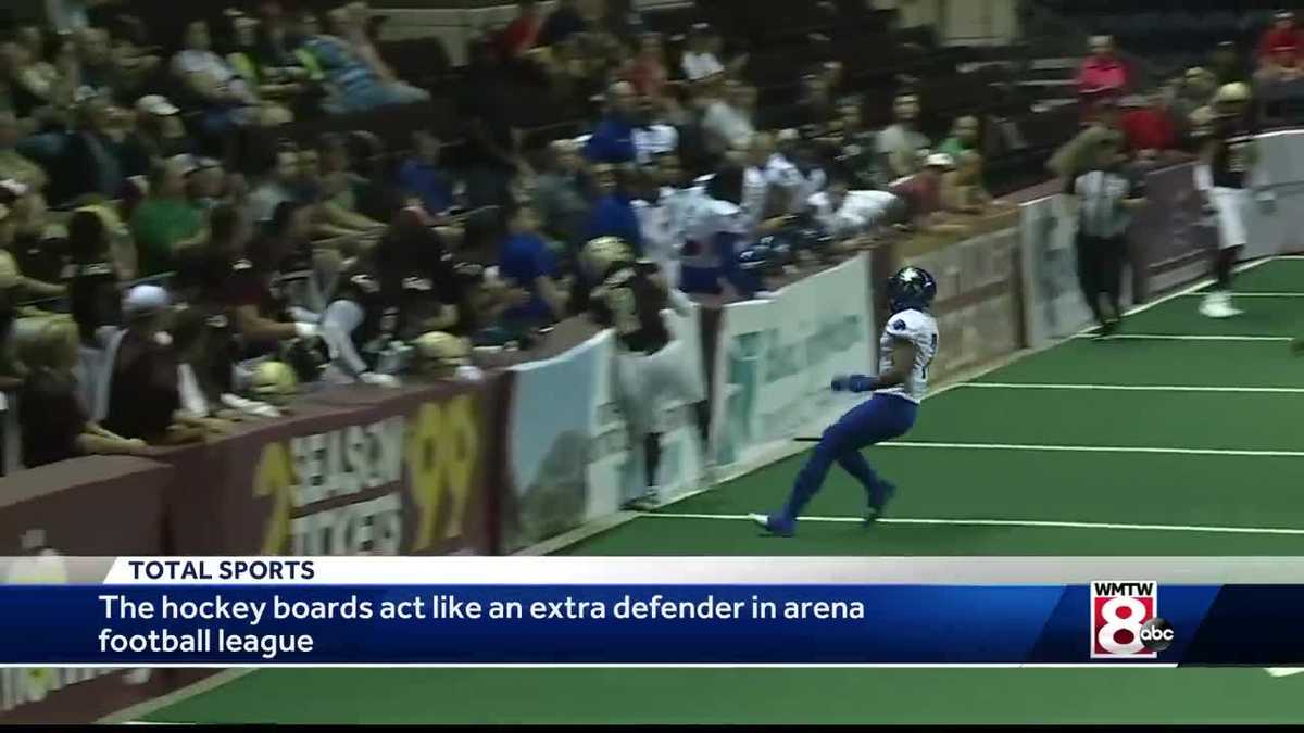 Backs against the wall; Arena football league players wary of the walls
