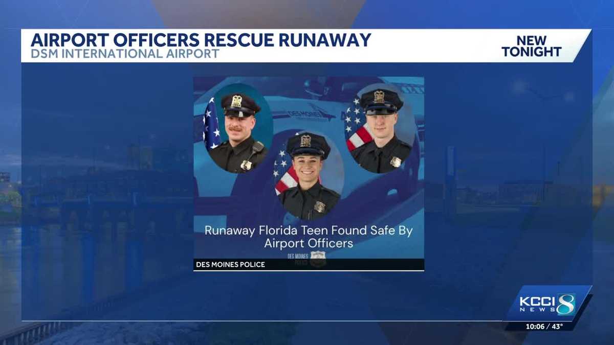Runaway 15-year-old found safe at DSM International Airport