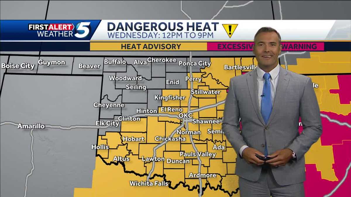 FORECAST: Dangerous heat today, storms possible