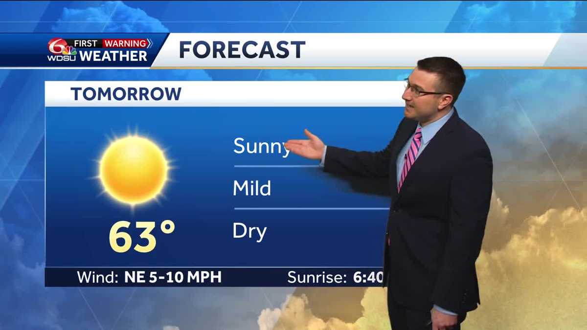 Mild and warmer conditions this week with rain later in the week