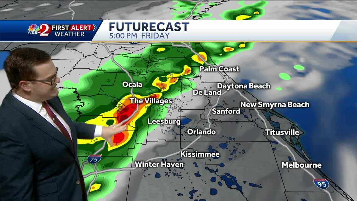 ☔Heavy rain to move into Central Florida this evening ☔