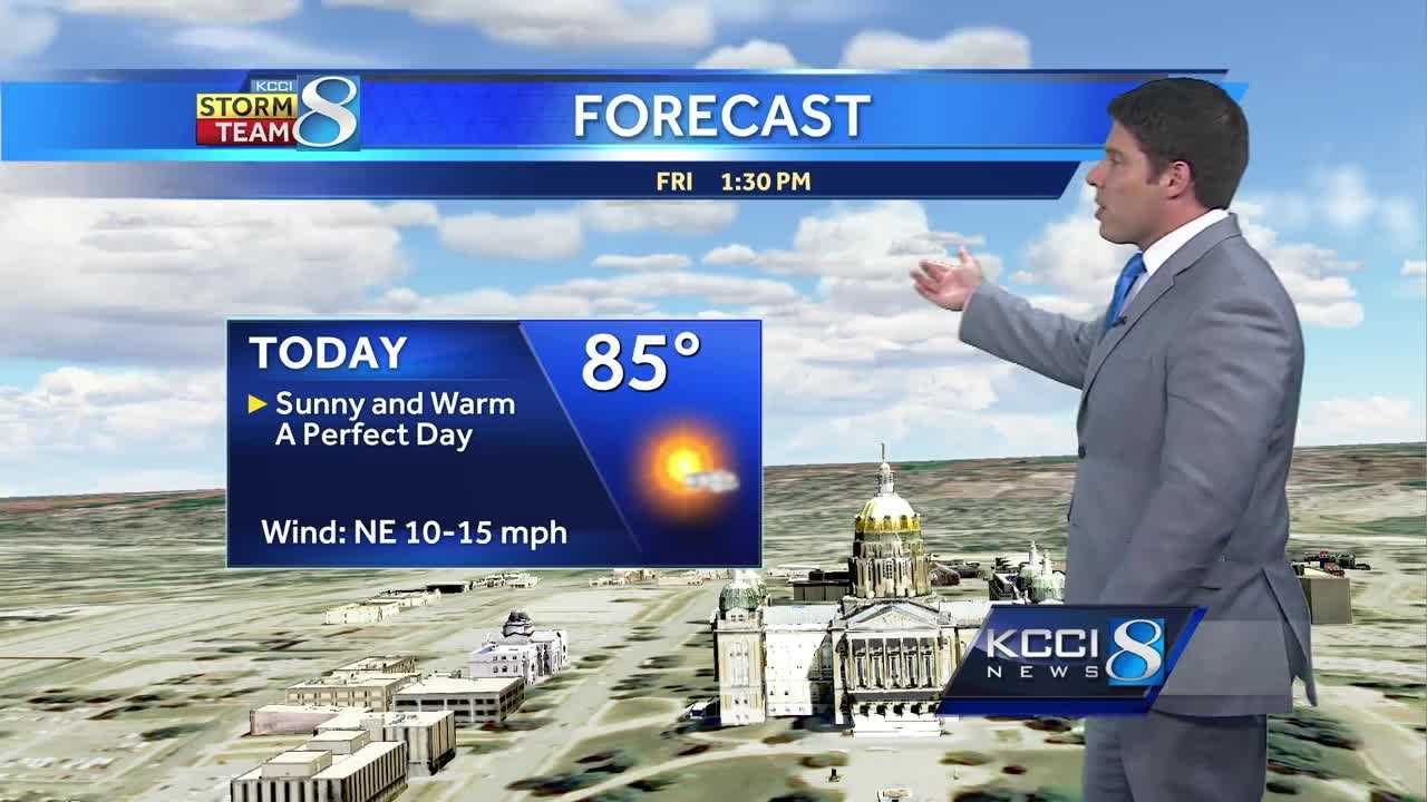 Videocast: 'Perfect' Warm, Sunny Day Ahead