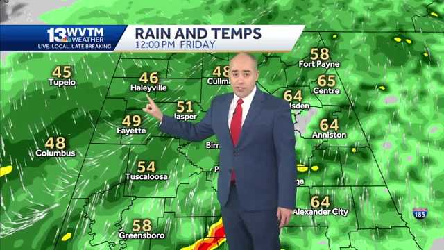 Soaking rain, plunging temperatures on Friday - Vimarsana News