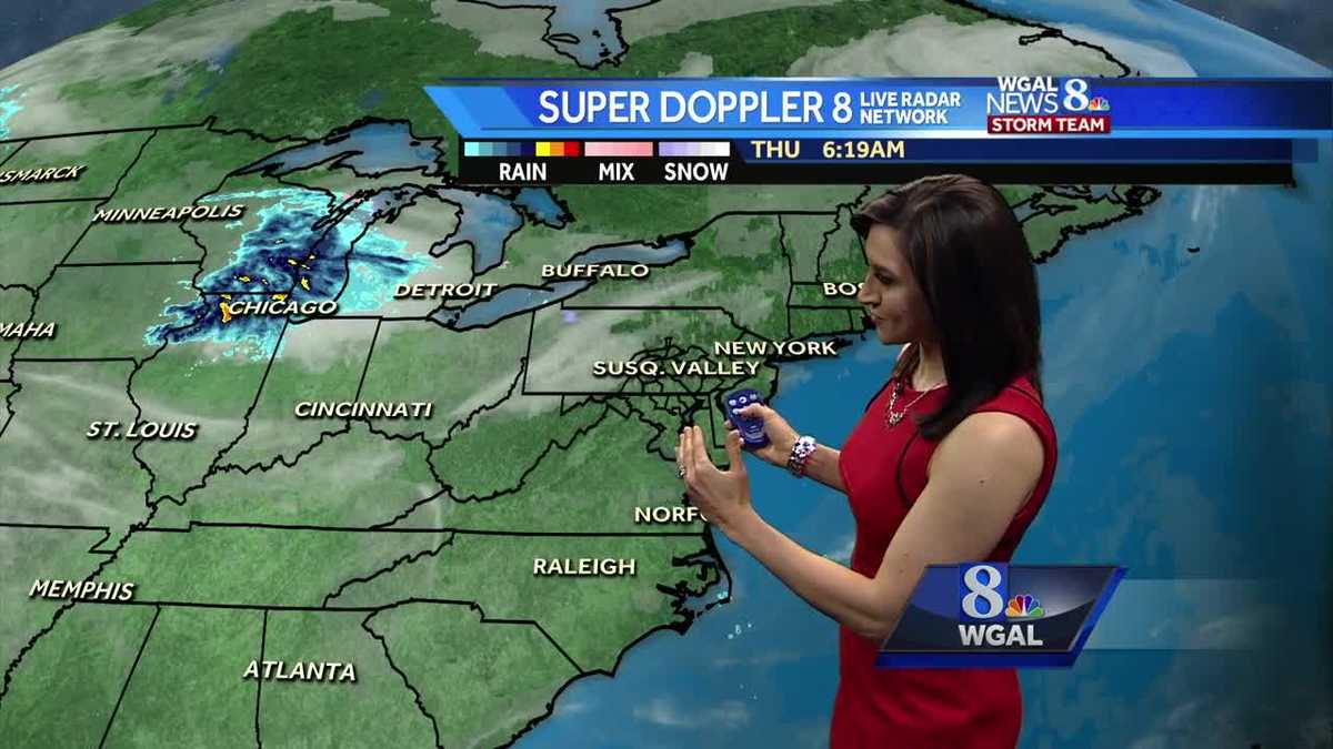 Few showers possible this weekend