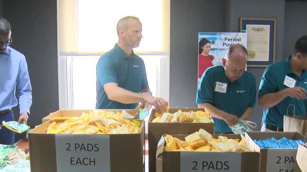 Companies come together to donate menstrual products to Sacramento