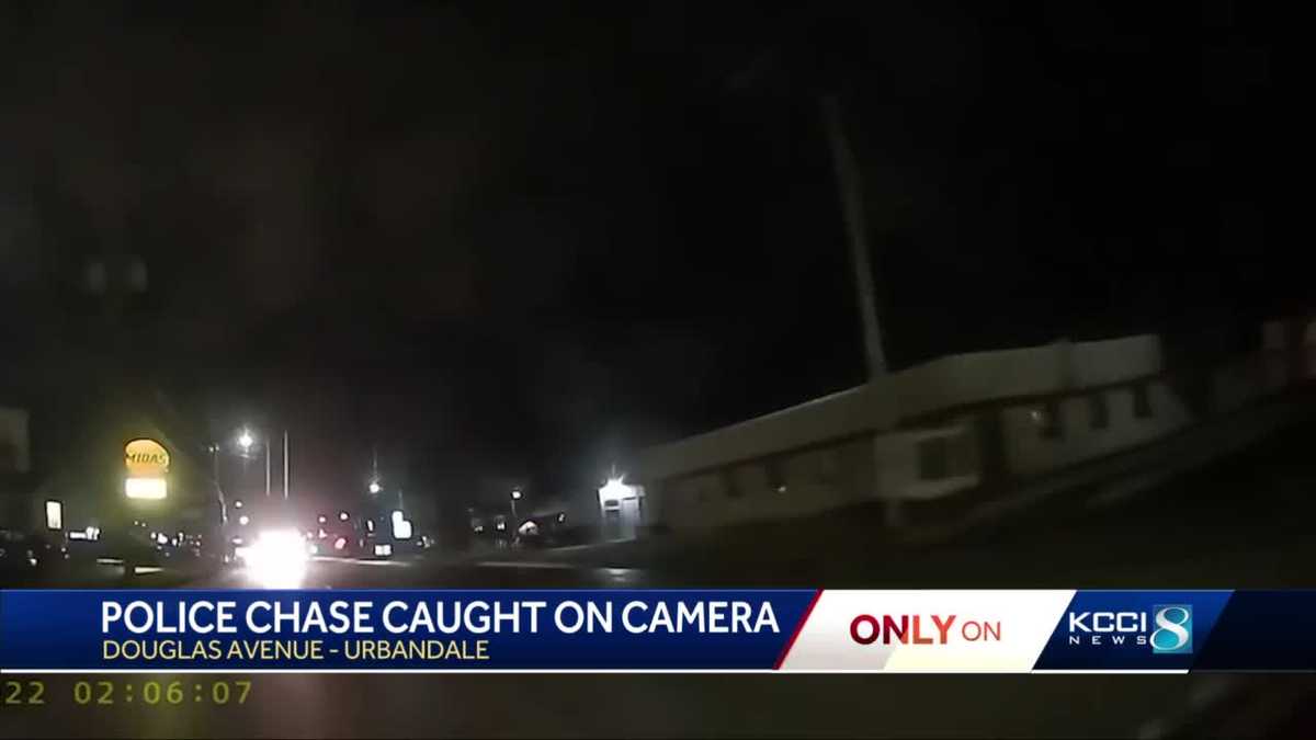 Iowa high speed chase caught on camera