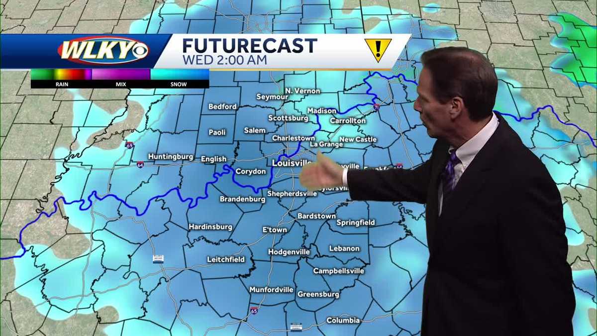 Light rain and snow tonight, quieter tomorrow