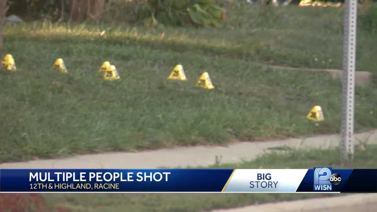 3 people suffer wounds in Racine shooting