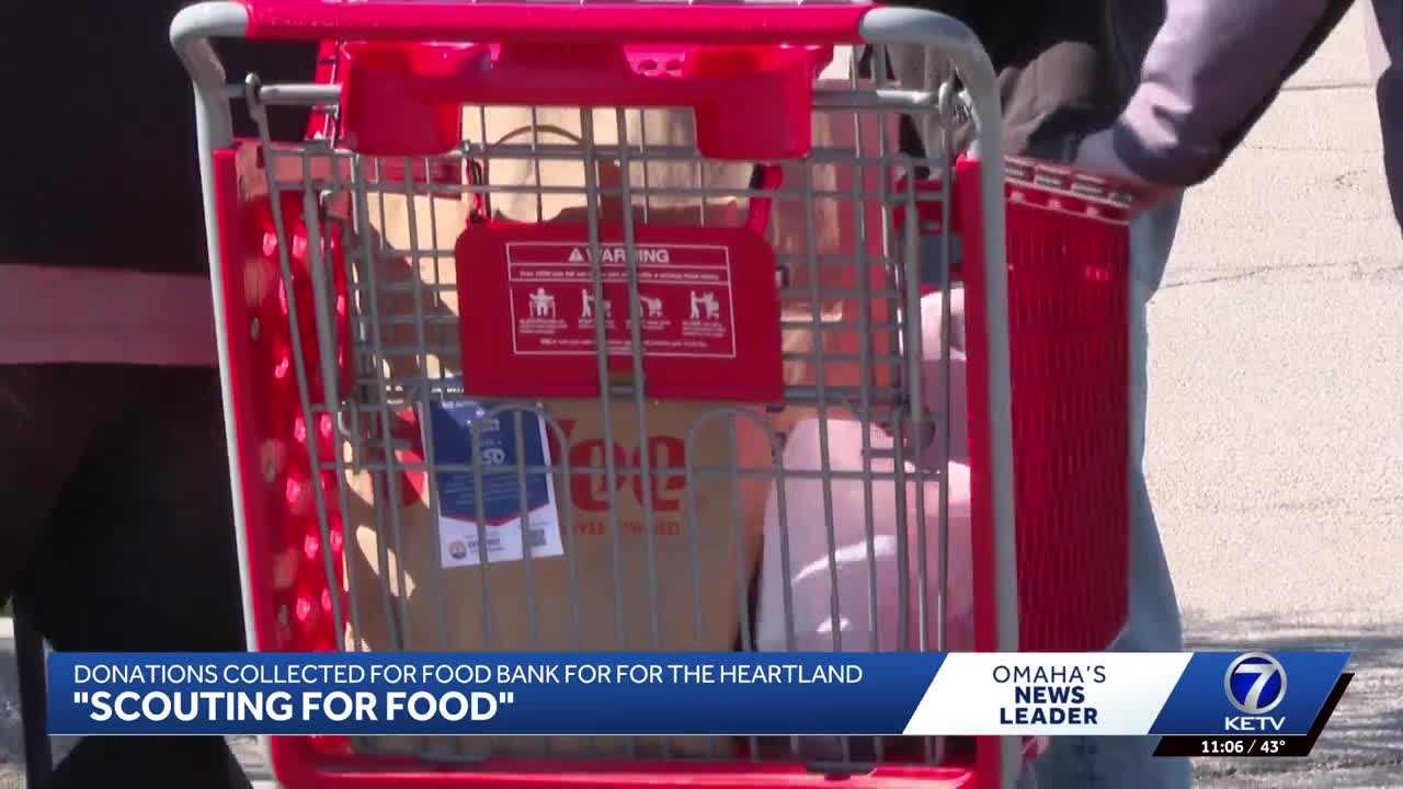ketv.com - McKenzy Parsons - Omaha Scouts collect food donations to support local food bank