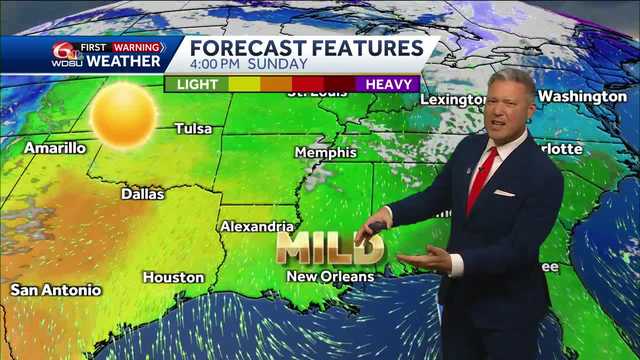 New Orleans weekend weather forecast highs lows rain chances - Vimarsana News