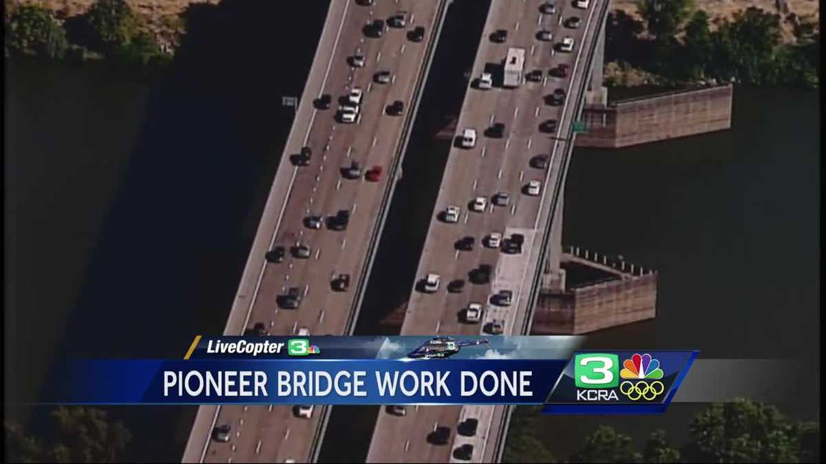 Caltrans finishes work on Hwy. 50 bridge