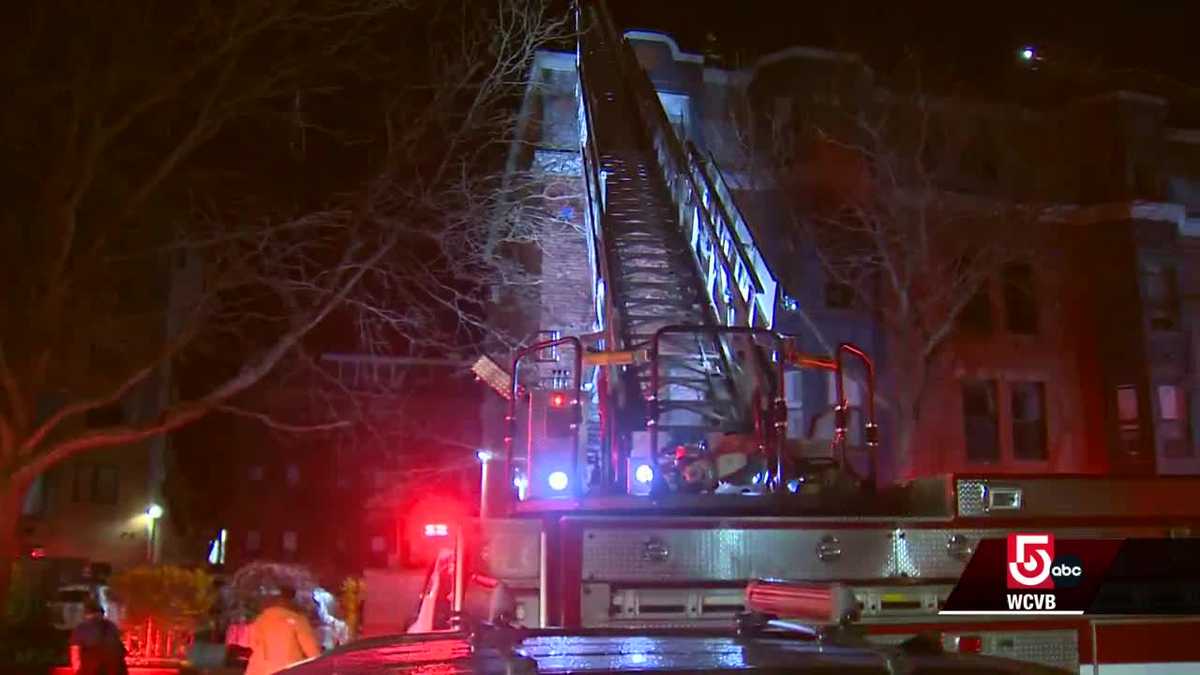 1 person taken to hospital after overnight Boston fire