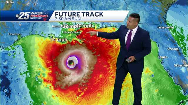 Tracking Ida as it strengthens in the Gulf