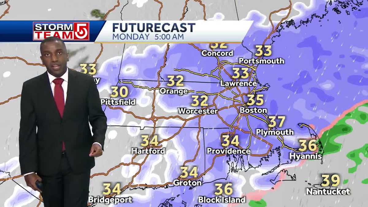 Video: Here's when winter storm in Mass. transitions to all snow