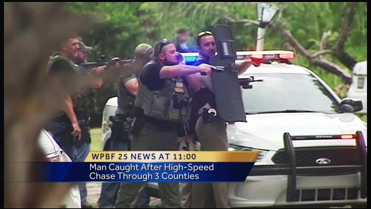 Man caught after high-speed chase through 3 counties