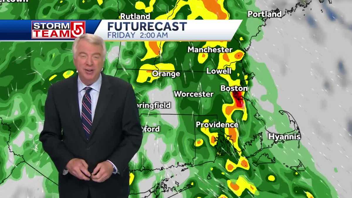 Video: Heavy rain, gusty winds expected overnight