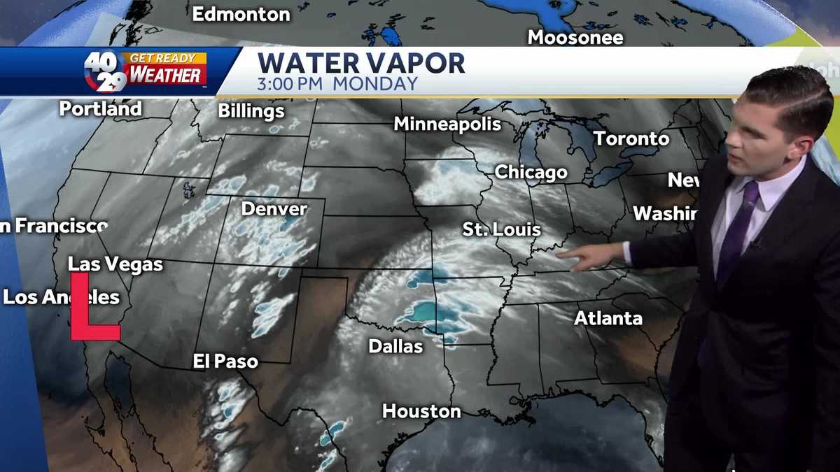 Shower and storms end overnight