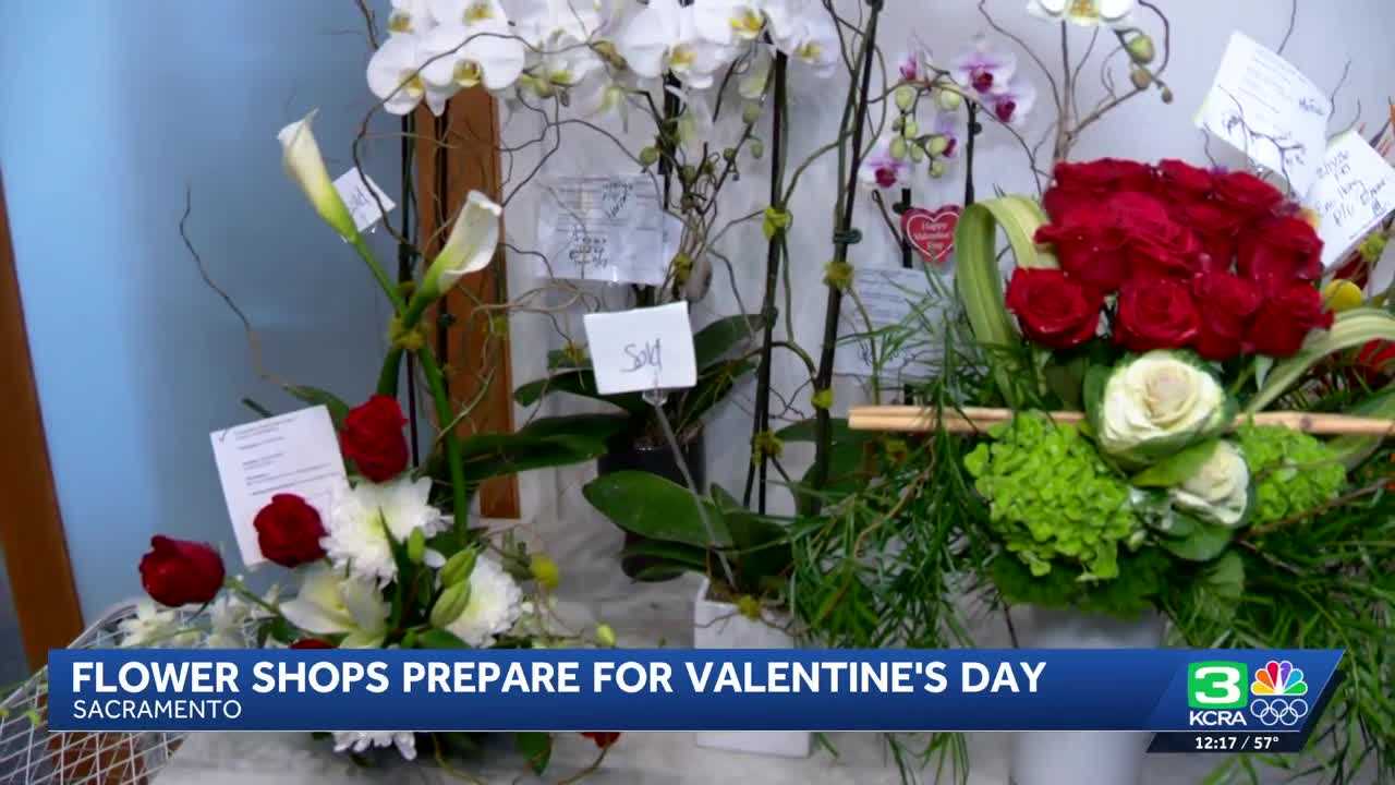 Sacramento-area businesses prepare for Valentine's Day rush
