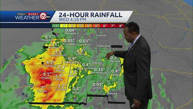 Rain totals add up on Kansas side of the viewing area - Vimarsana News
