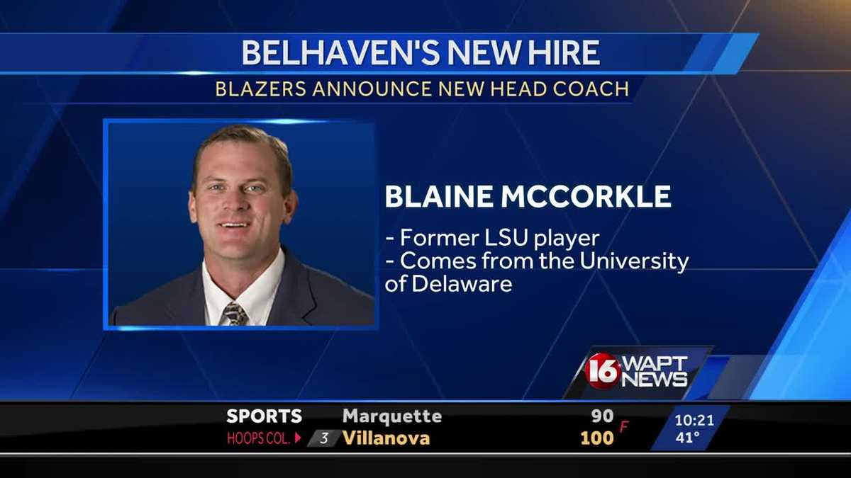 Belhaven hires new head football coach, Blaine McCorkle