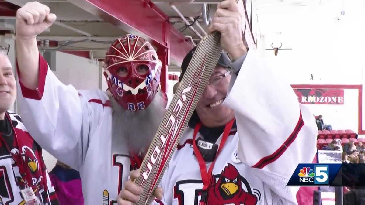 SUNY Plattsburgh hockey teams feature dedicated super fans with unique
