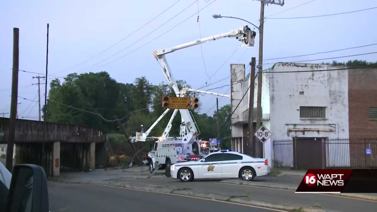 Overnight crash into power pole leaves dozens without power