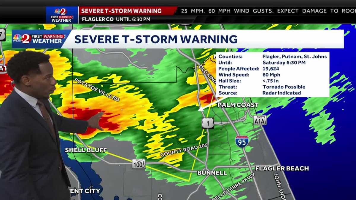 Impact Weather In Central Florida - Severe Thunderstorms Show Signs of Rotation May 30th Forecast