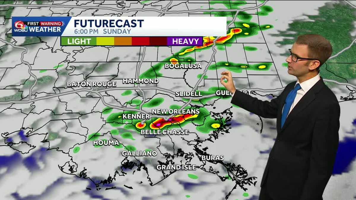 Showers and cooler temperatures this weekend