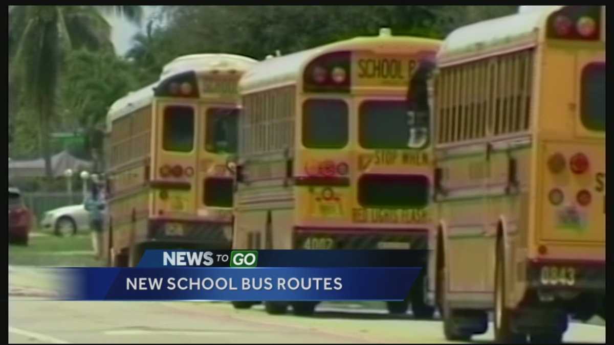 New school bus routes in effect for Palm Beach County