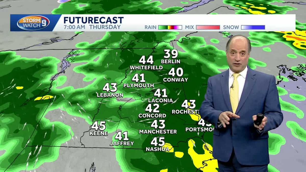 Video: Rain approaches later this week in New Hampshire