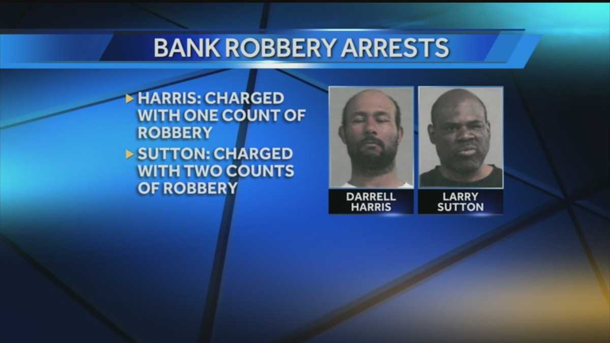 2 men arrested in connection with trio of bank robberies