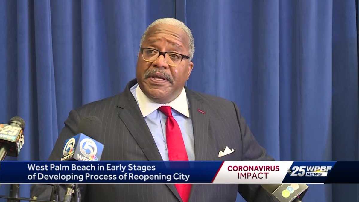 West Palm Beach mayor delivers COVID19 State of the City update