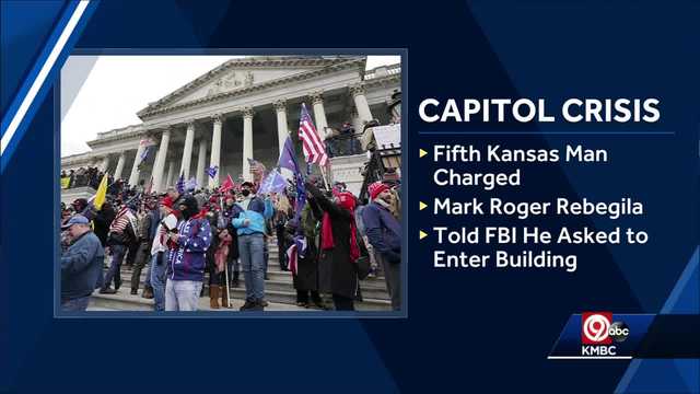 FBI: Kansas man at Capitol riot says officer shrugged when asked if he could go inside building - Vimarsana News