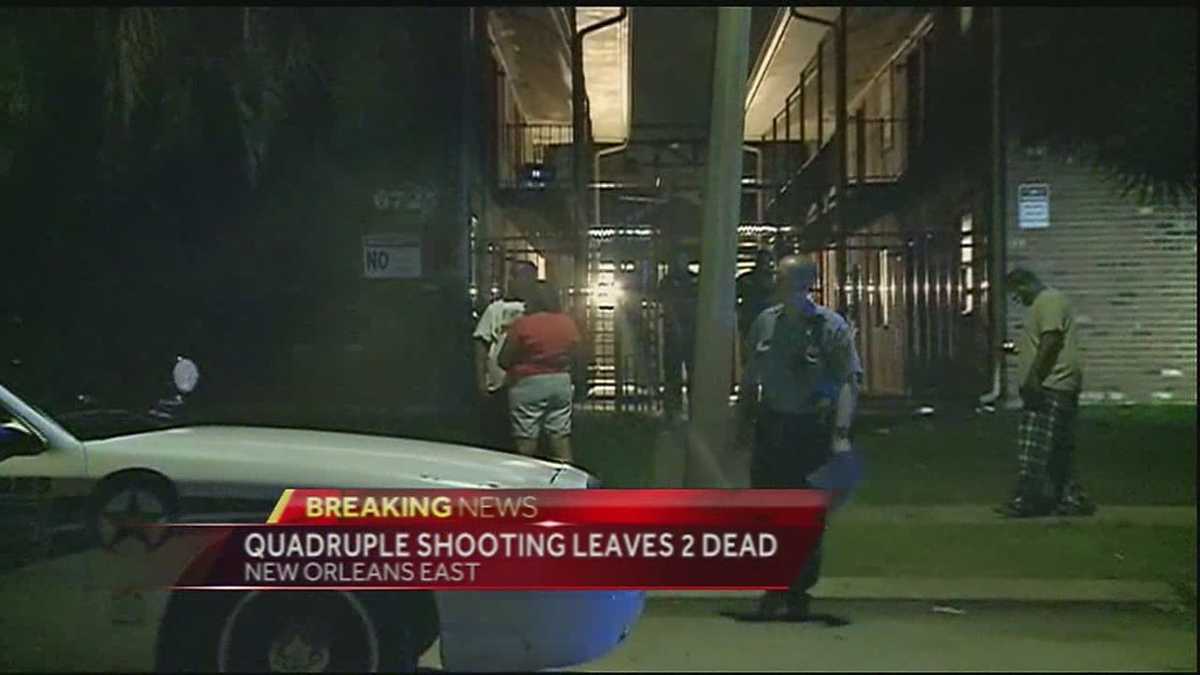 2 dead in quadruple shooting in New Orleans East