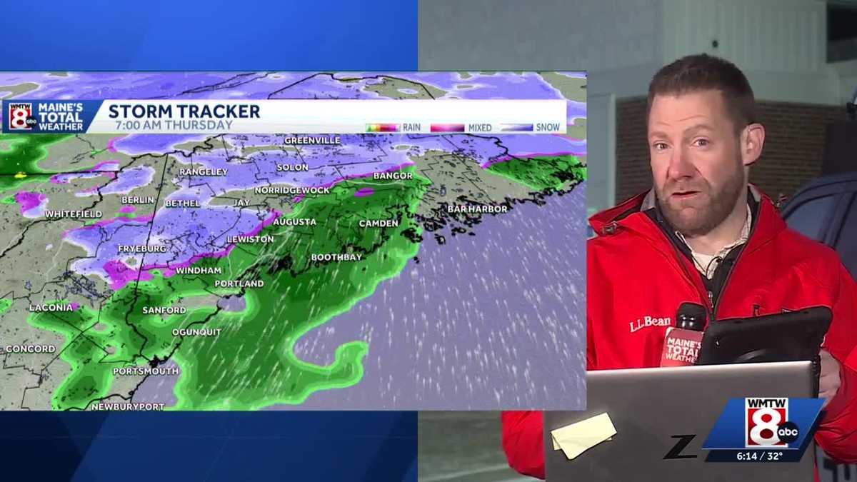 Warmth brings rain showers to Maine Thursday