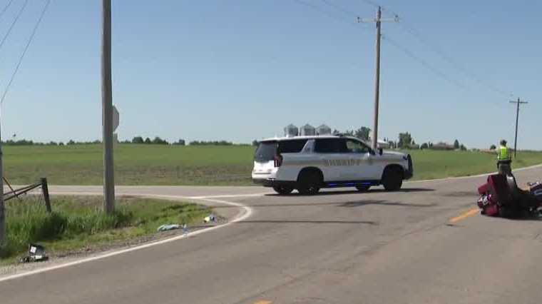 Motorcycle crash injures 2 in Polk County Monday afternoon - KCCI