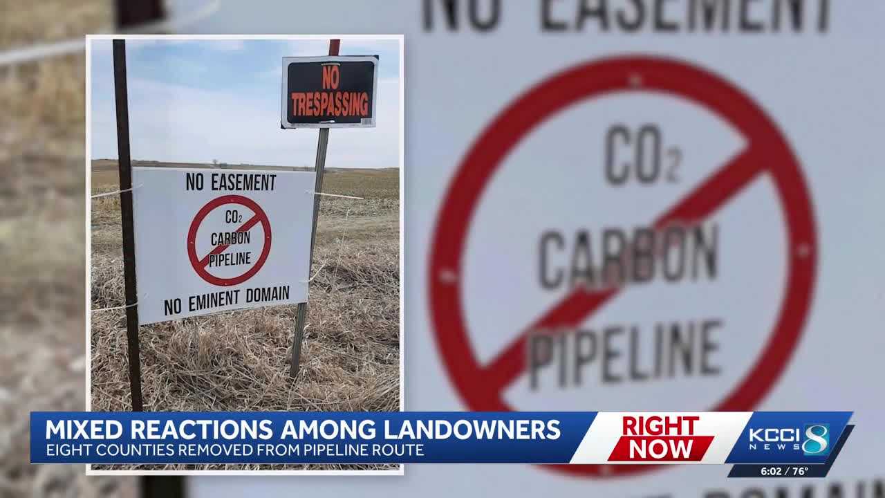kcci.com - Todd Magel - Iowa farm owner relieved by CO2 pipeline route change but vows to keep fighting