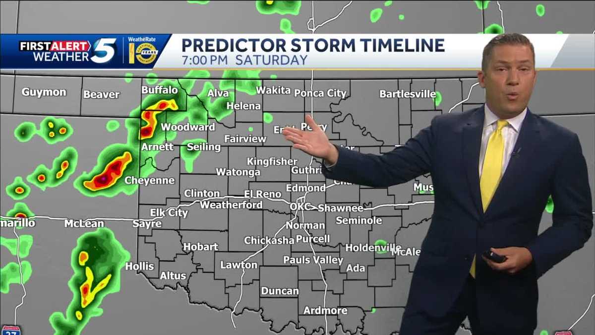 Storm timeline this weekend