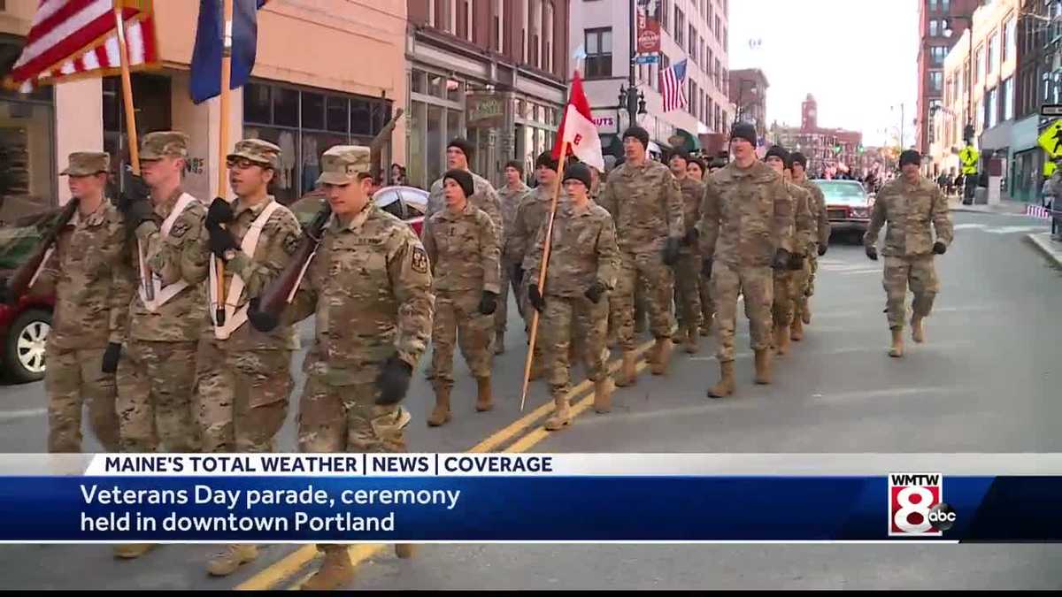 Veterans honored with parade, ceremony in Portland