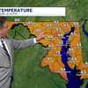 Cooler and less humid to start the work week