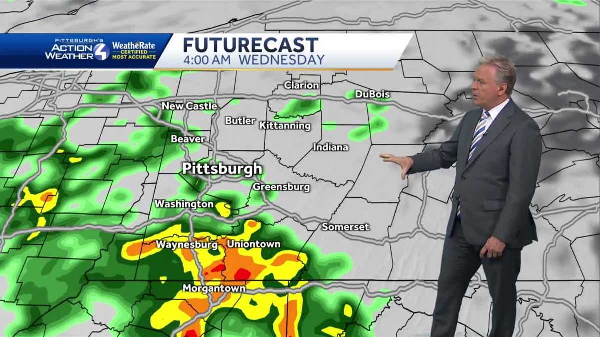 ﻿Scattered rain showers and thunderstorms tonight
