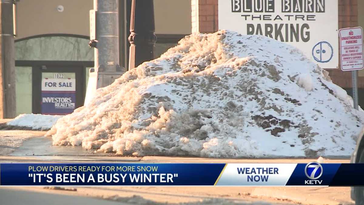 'It's been a busy winter' Plow drivers prep for more snow