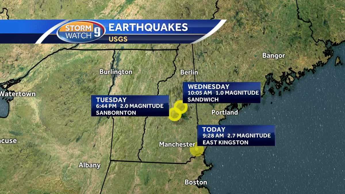 Are recent earthquakes in NH unusual?