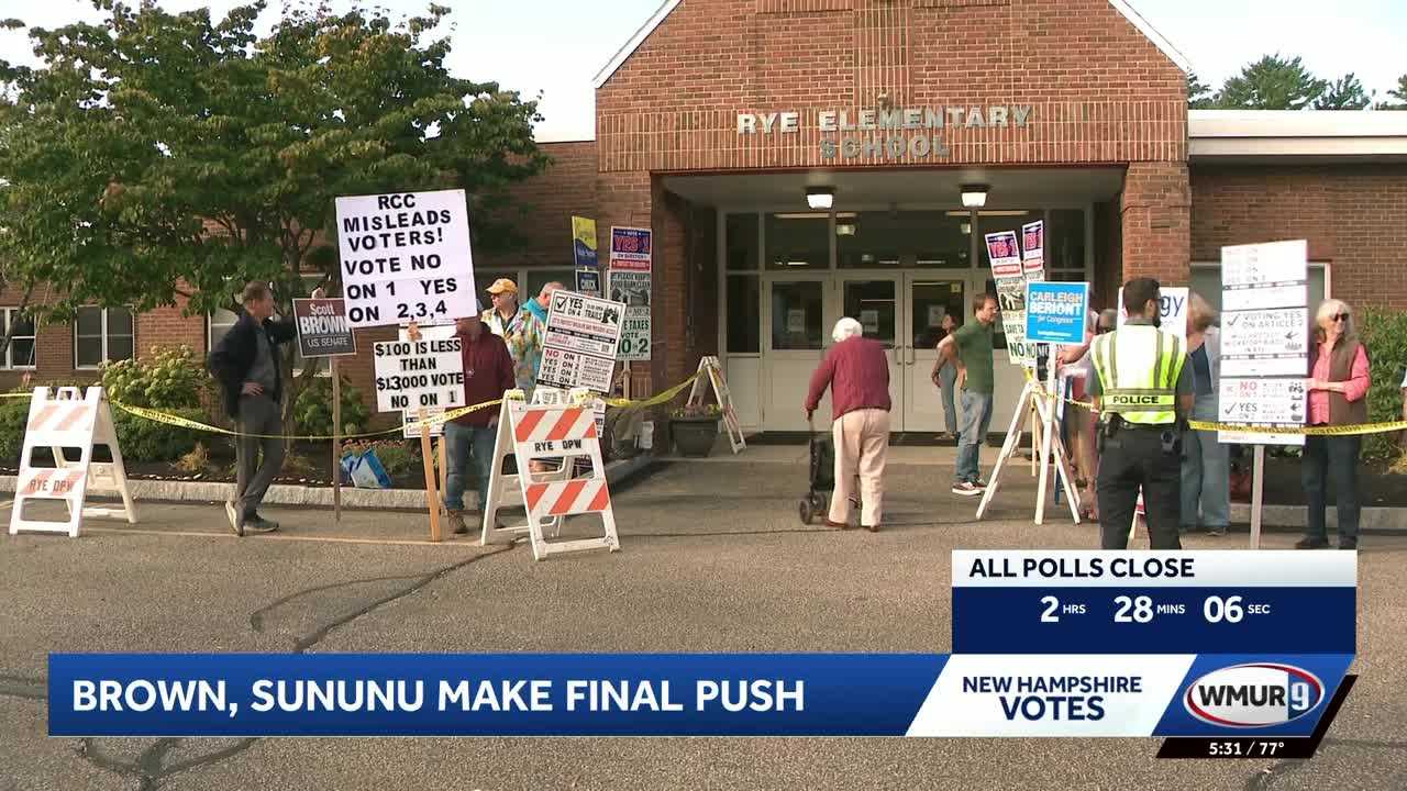 Brown, Sununu reach out to voters as Granite Staters decide GOP Senate nomination